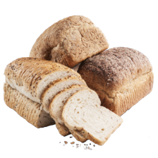 Bakkersbrood wit meerzaden, volkoren meerzaden of volkoren dubbel donker meerzaden